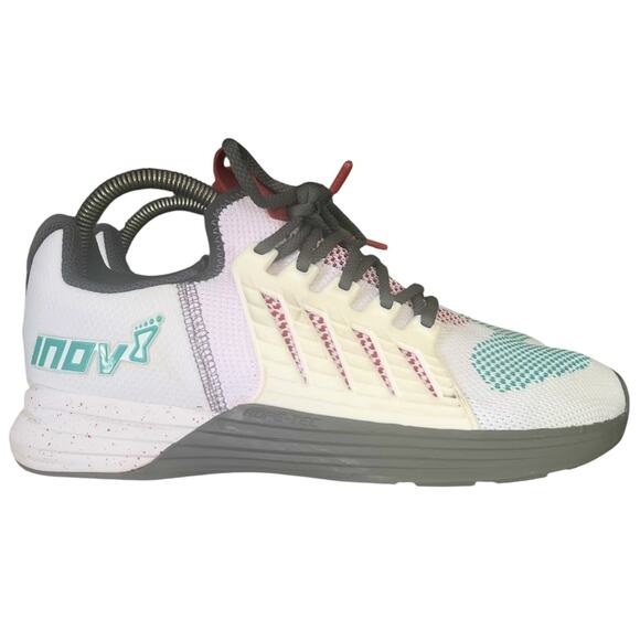Inov-8 Other - Inov-8 F-Lite G 300 Mens 7.5‎ Womens 9 White Grey Graphene Training Shoes